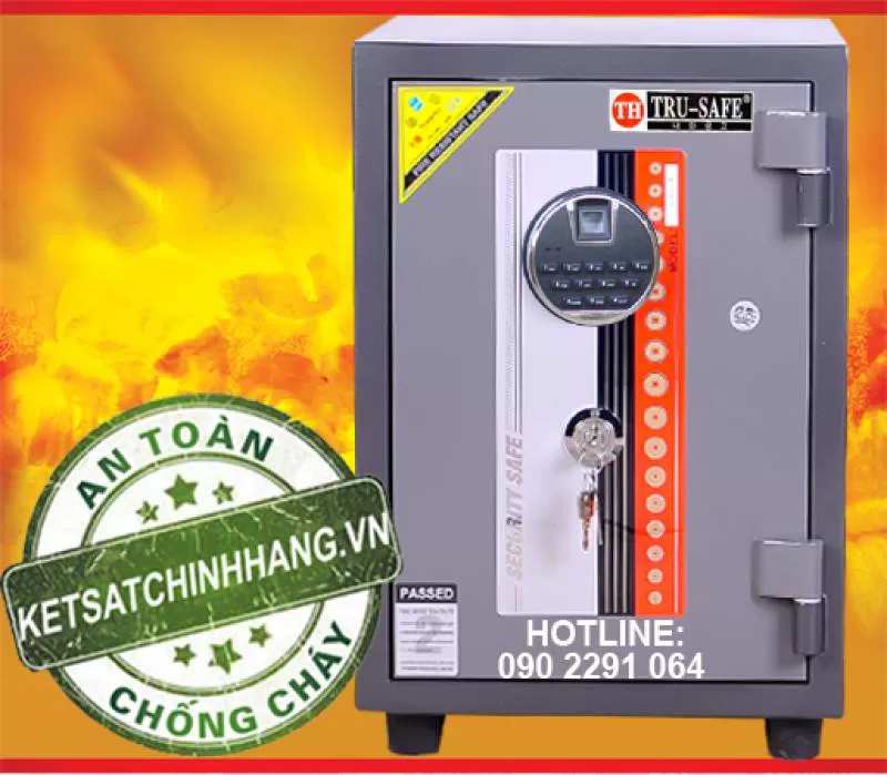 Két Sắt trusafe TH72VT vân tay chống cháy 