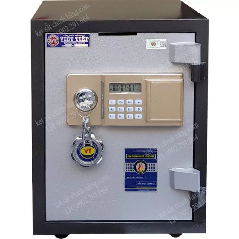 Két sắt có khe bỏ tiền KW50CD dùng cho cửa hàng thu ngân 