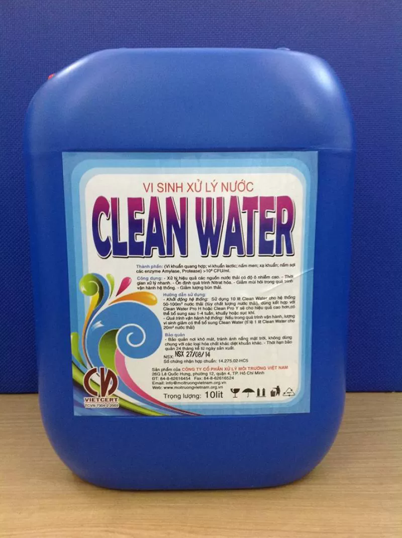 VI SINH XỬ LÝ NƯỚC THẢI CLEAN WATER