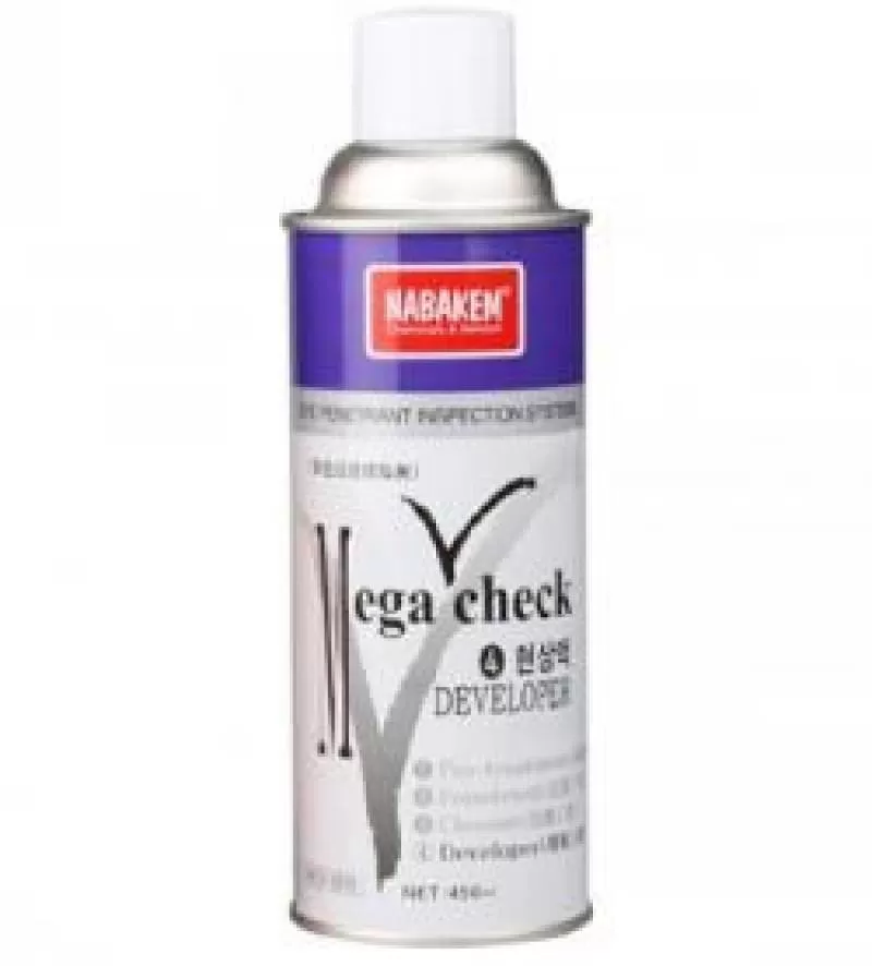 Chế phẩm làm hiện hình để kiểm tra lỗi bề mặt kim loại, mối hàn Mega check Developer