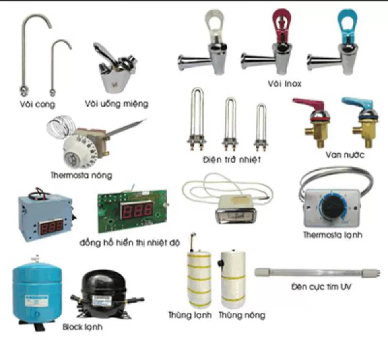 Linh kiện, vật tư thay thế Máy lọc nước nóng lạnh