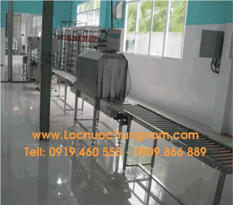 Máy rút màng co tự động bình 20 Lít,21 lít, 5 galon