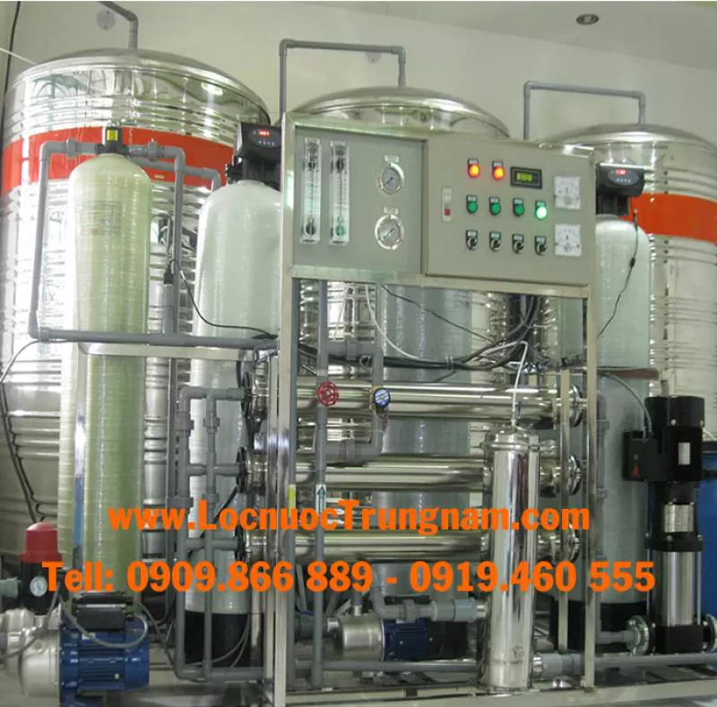 Dây Chuyền Lọc Nước Tạo Khoáng Alkaline Đóng Bình, Đóng Chai [Công Suất: 1000 Lit/h]