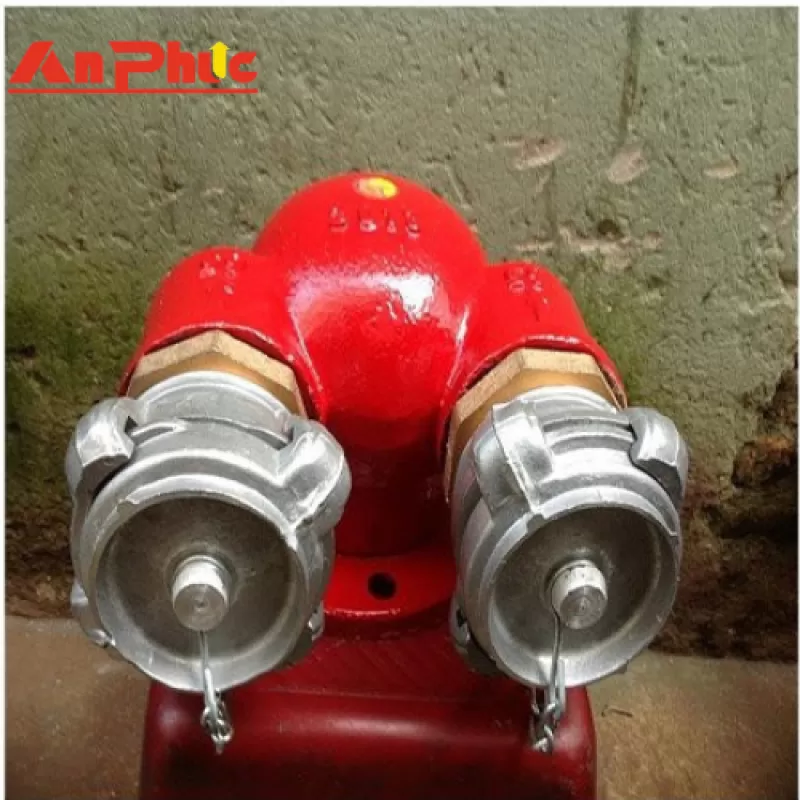 Đầu trụ tiếp nước 2 ngã