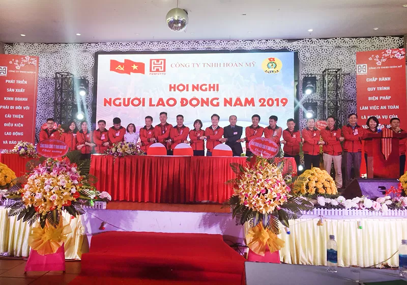 HỘI NGHỊ NGƯỜI LAO ĐỘNG CÔNG TY TNHH HOÀN MỸ NĂM 2019
