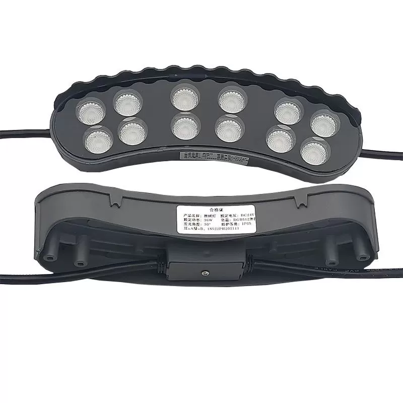 Đèn LED rọi cây cắm đất bán nguyệt chiếu hắt trang trí quang cảnh ngoài trời 12W TL-RC03