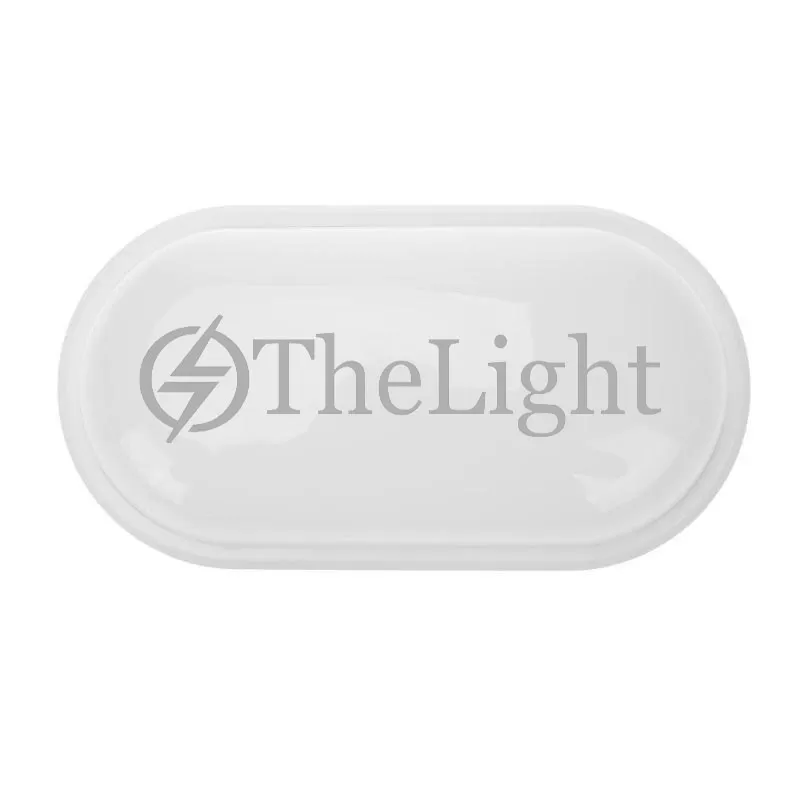 Đèn trần chống ẩm hình bầu dục eclip vỏ trắng 20w D270 TL-OCA-01 