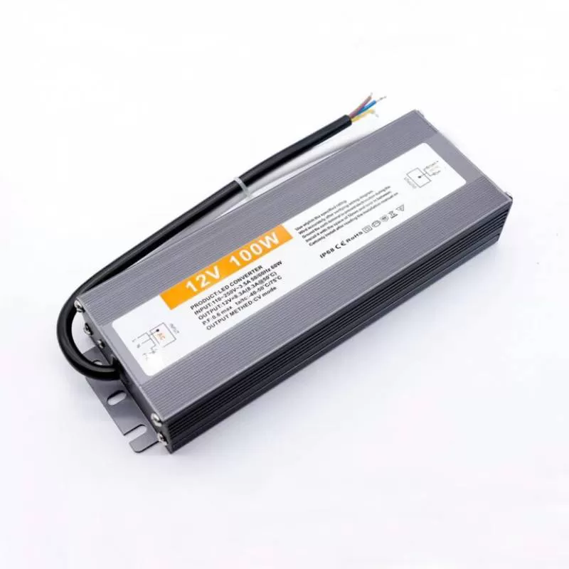 Nguồn đèn LED 12V 100w – 8.3A chống nước ip67 cao cấp nhập khẩu TL-PW02 