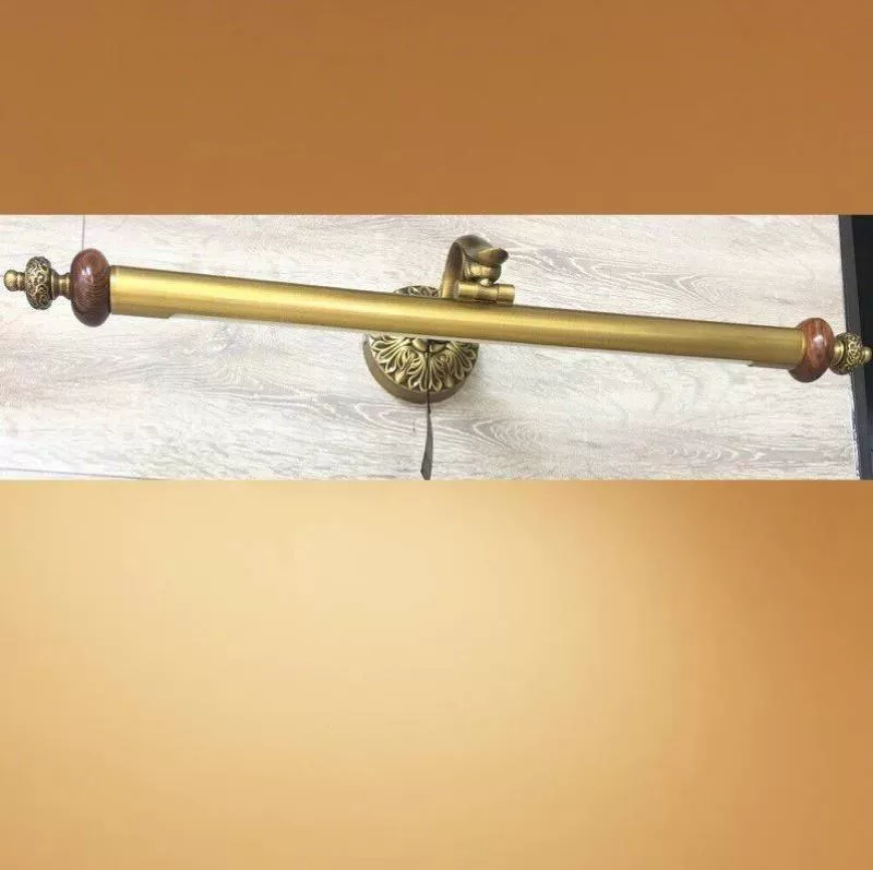 Đèn gắn tường Led soi gương soi tranh mạ đồng trang trí kiểu dáng cổ điển Châu Âu TL-YN-K5