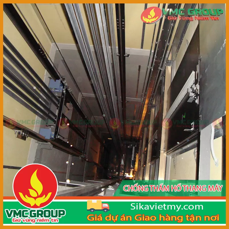 THI CÔNG HỐ THANG MÁY