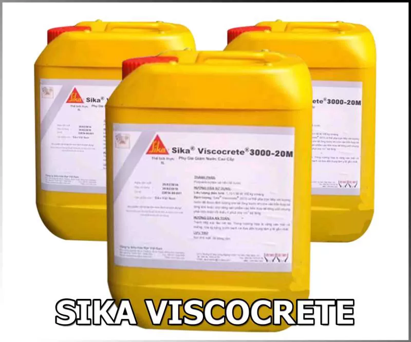 BÁN PHỤ GIA SẢN XUẤT BÊ TÔNG SIKA VISCOCRETE 3000