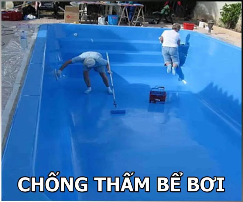 THI CÔNG CHỐNG THẤM BỂ NGẦM BỂ BƠI