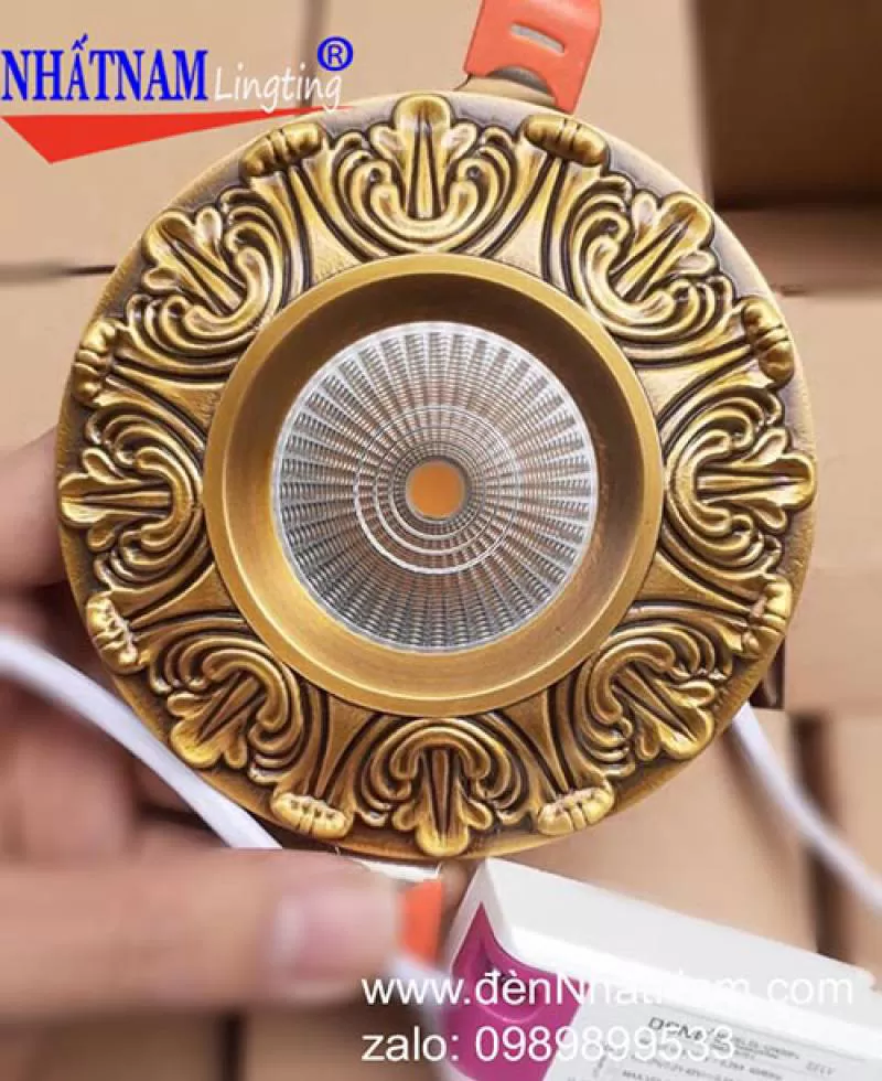 Đèn âm trần đồng NN268-76