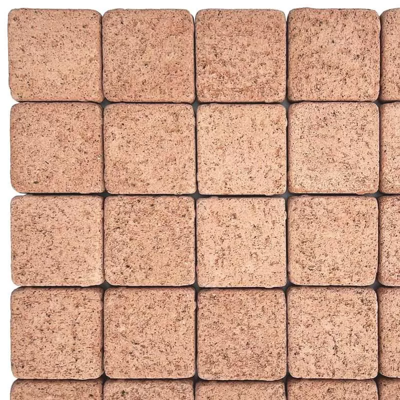 Gạch Vuông Mỏng 98x98x30mm Lát Sân Vườn Lối Đi Cảnh Quan Model P12 Nhật Bản