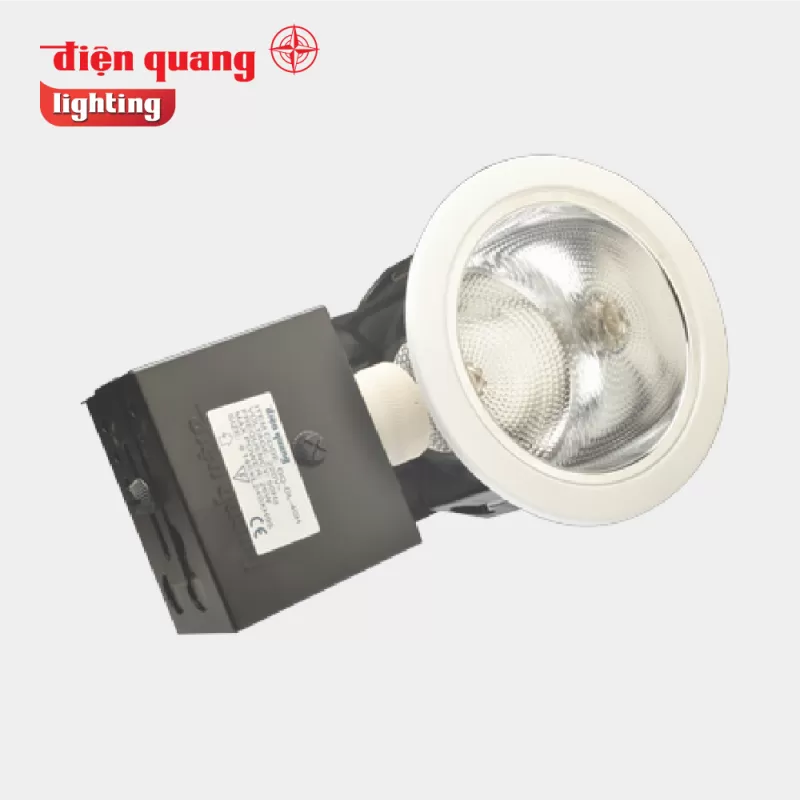 Chóa lon âm trần Điện Quang ĐQ HRD02G 140E27 ( ngang 5"5 (140mm) có kiếng 1xE27 )