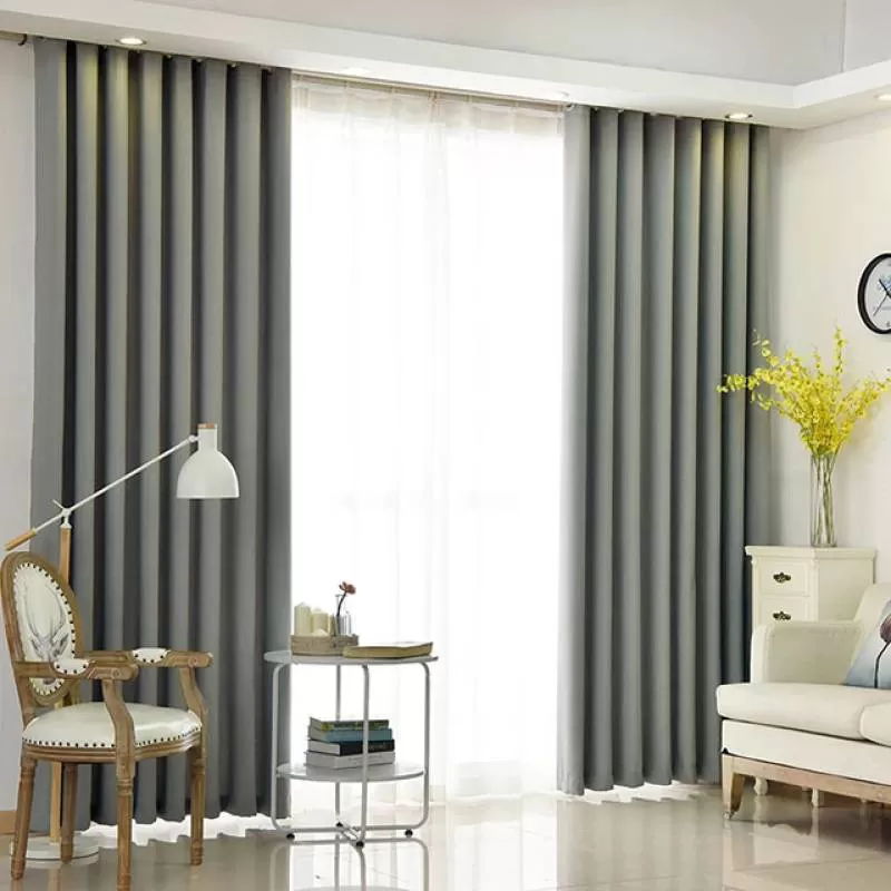 Rèm vải phòng khách giá rẻ HH08-11
