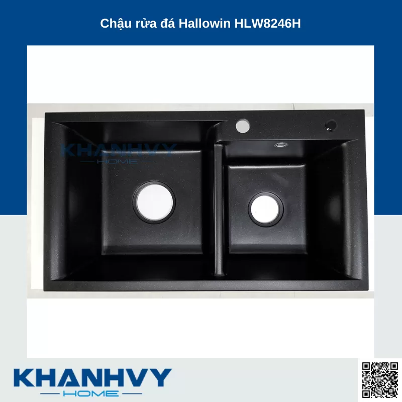 Chậu rửa đá Hallowin HLW8246H NEW 99% Outlet T6