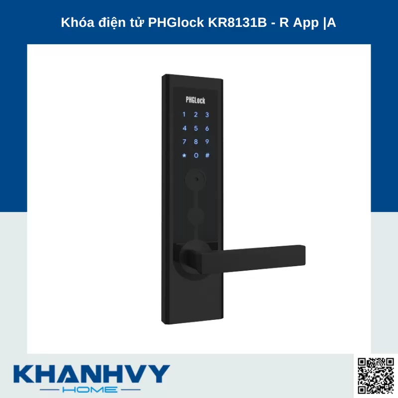 Khóa điện tử PHGlock KR8131 - R App NEW 100