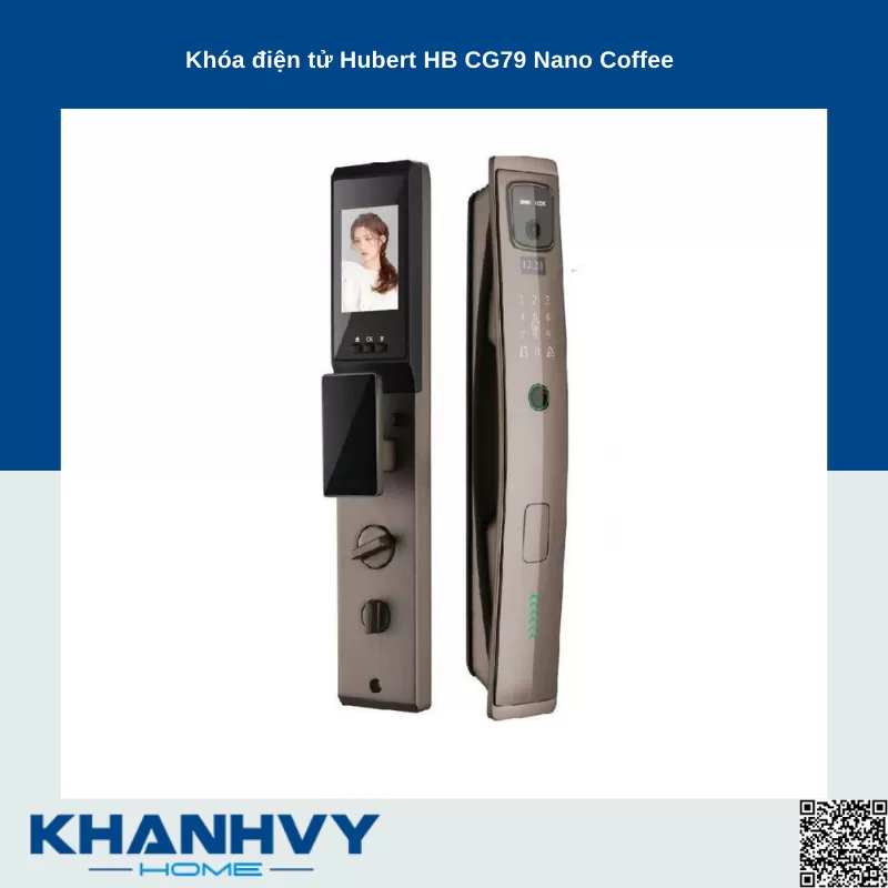 Khóa điện tử Hubert HB CG79 Nano Coffee