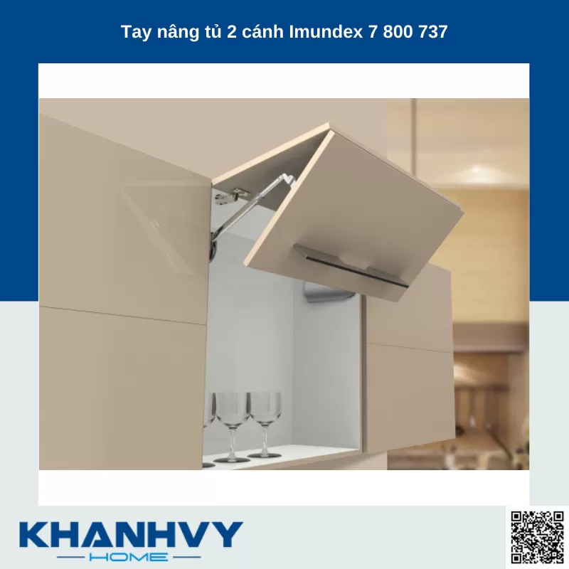 Tay nâng tủ 2 cánh Imundex 7 800 737