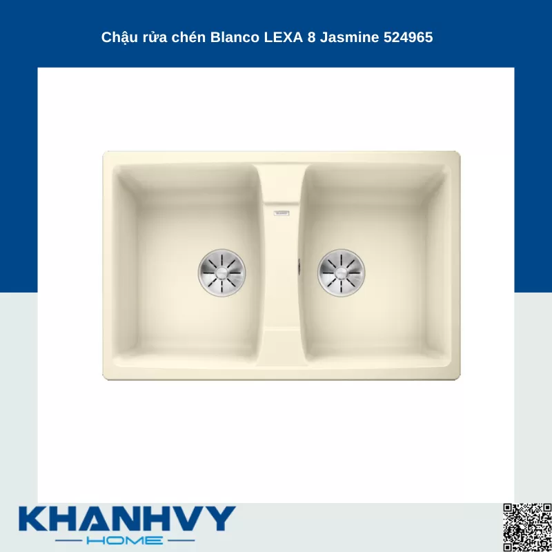 Chậu rửa chén Blanco LEXA 8 Jasmine 524965