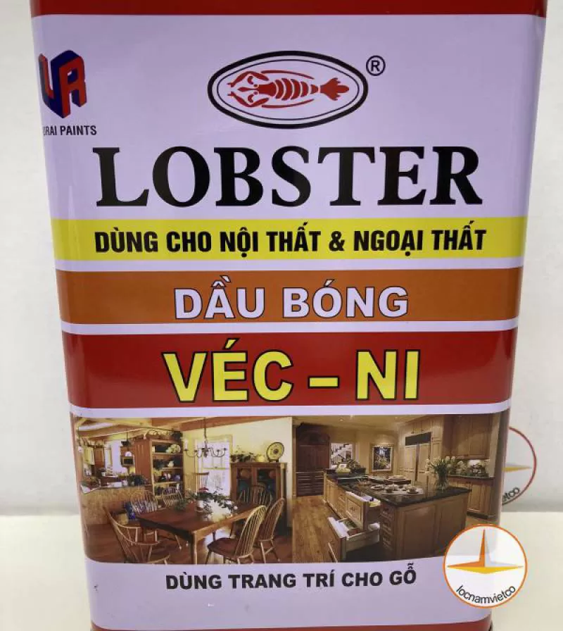 Véc Ni dầu bóng Lobster cho gỗ , tre 