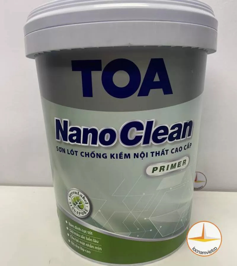 Sơn lót chống kiềm Toa Nanoclean 18L