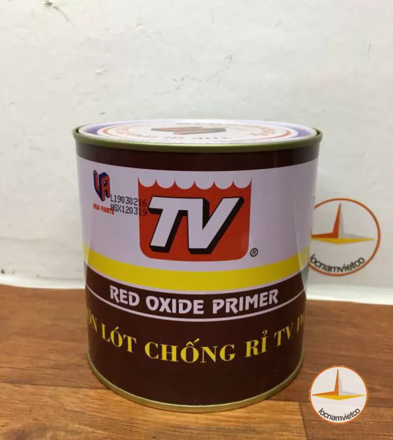 Sơn Lót chống rỉ TV màu đỏ chu 800ML 
