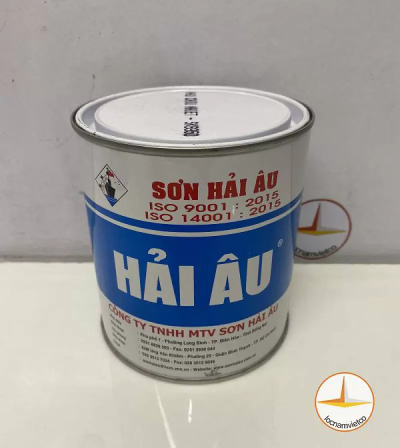 Sơn chịu nhiệt Hải Âu 600 độ C màu bạc SK6 1L 
