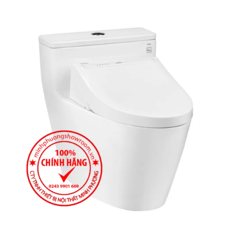Bàn cầu 1 khối MS625DW14 kèm nắp rửa điện tử WASHLET dòng C5 TCF24410AAA