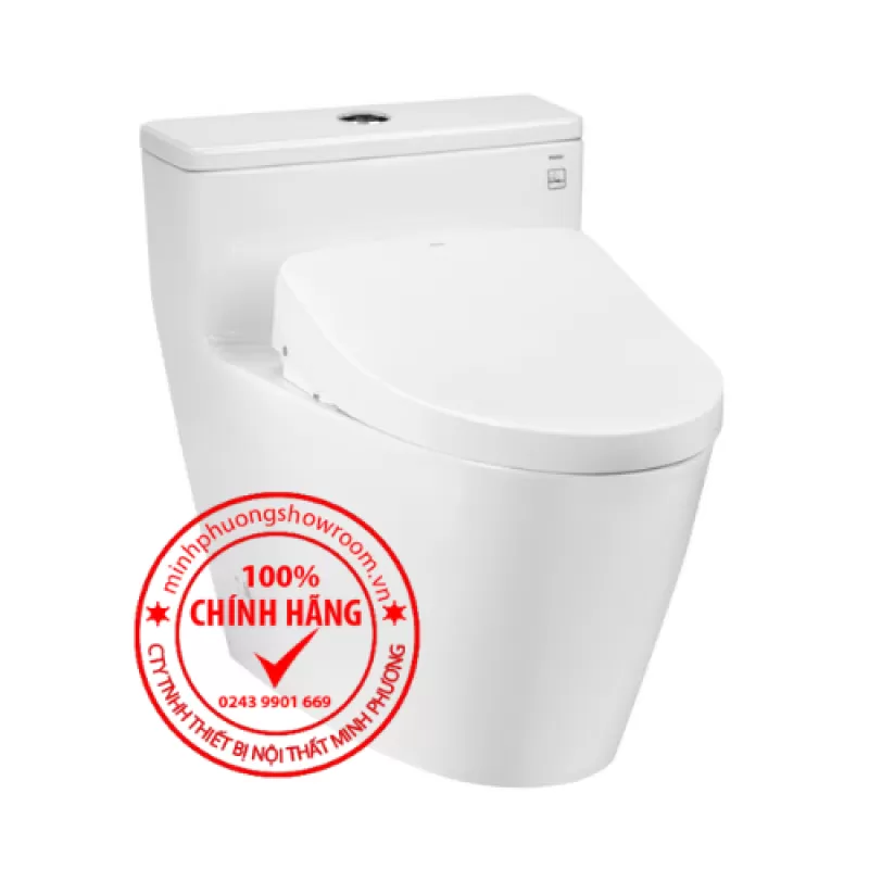 Bàn cầu 1 khối MS625CDW12XW kèm nắp rửa điện tử WASHLET dòng S7 TCF4911EZ