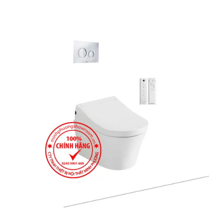 Bàn cầu treo tường kèm nắp rửa điện tử dòng S5 CW553C_TCF34570GAA_WH172AAT