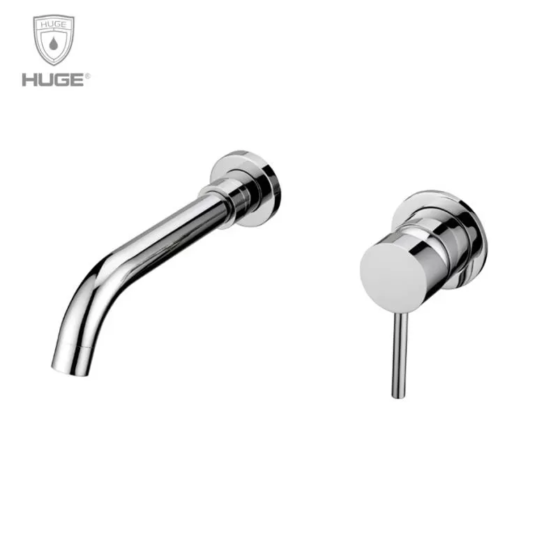 Vòi rửa mặt lavabo nóng lạnh gắn tường Huge H-VT200 