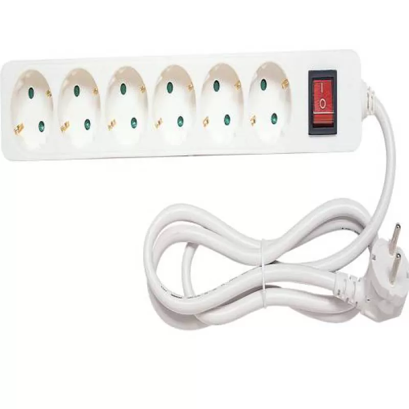 Ổ cắm 6 ổ x 2 lỗ Dajeon 1.5m 