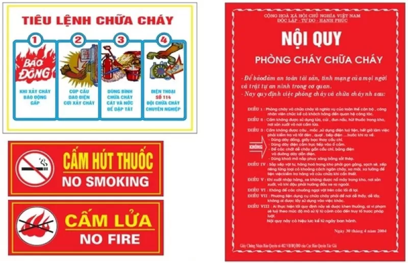 Bộ nội qui tiêu lệnh pccc