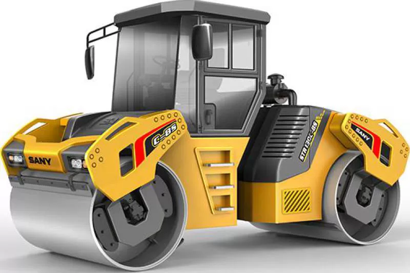 Xe lu rung 2 bánh thép 10.5 tấn