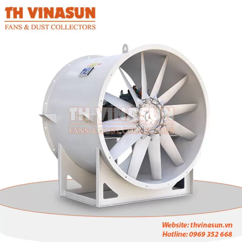 Quạt hướng trục VNS-AF4-NoT: Tăng áp, hút khói