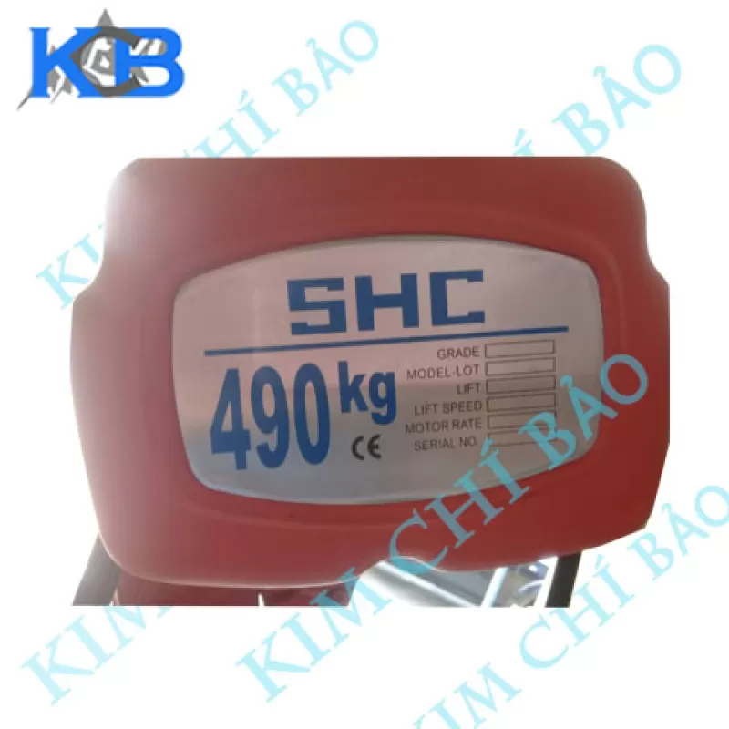 Palang xích điện SHC 220V 490kg - 3m 