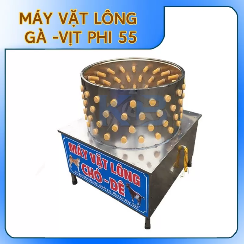 Máy vặt lông gà phi 55 