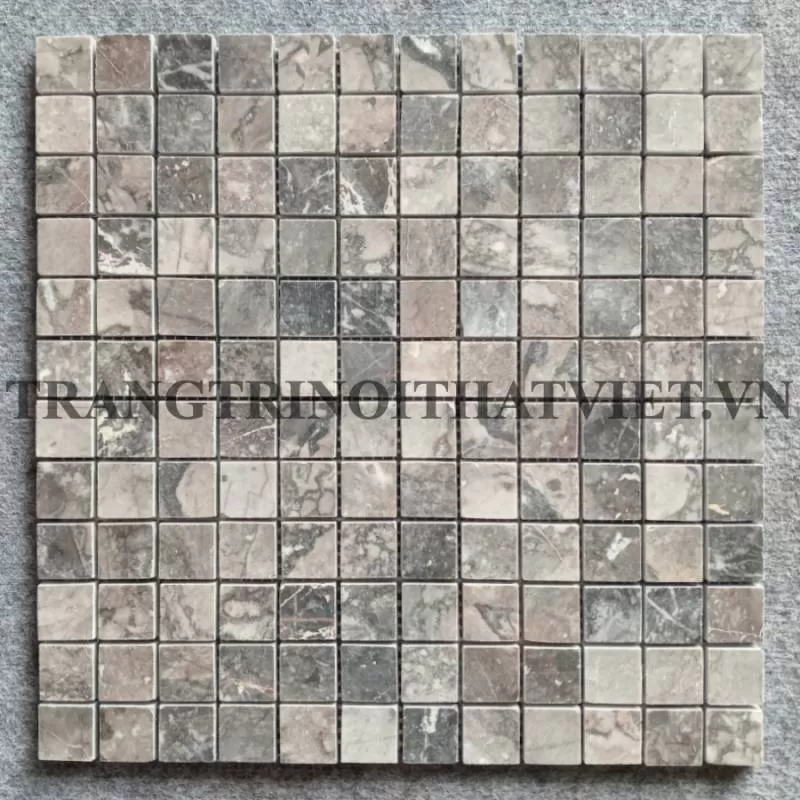 Gạch mosaic đá tự nhiên, 23PV009 - trangtrinoithatviet.vn