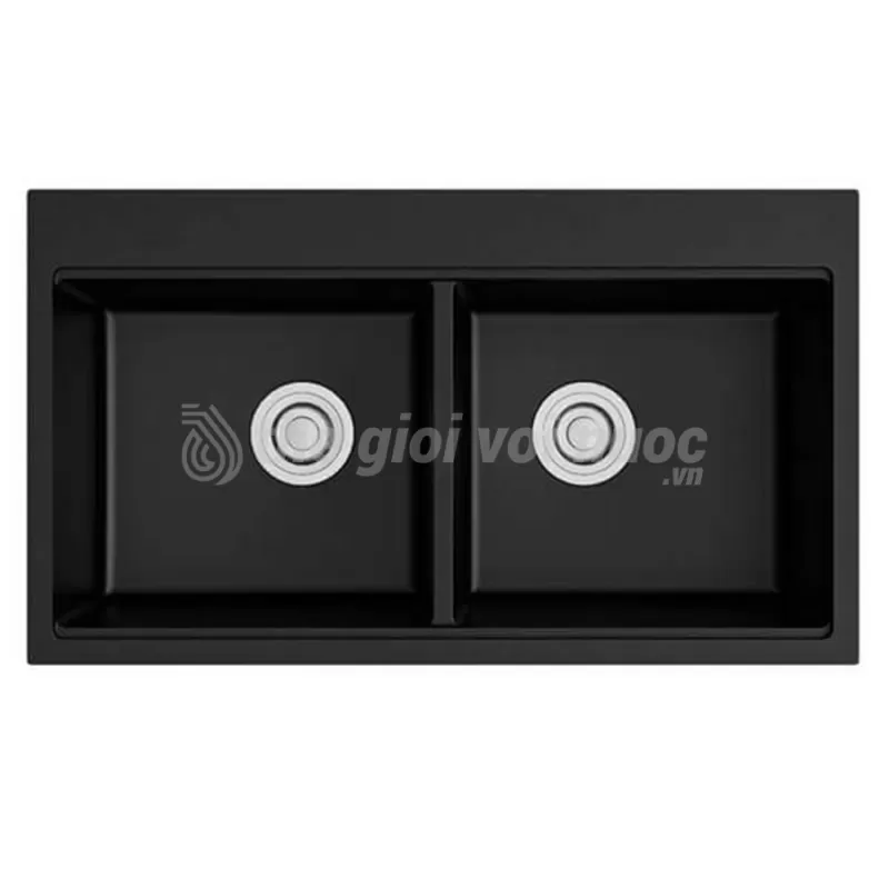 Bồn Rửa Chén Đá Nhập Khẩu Cao Cấp 2 Hộc Draco S3208DB 