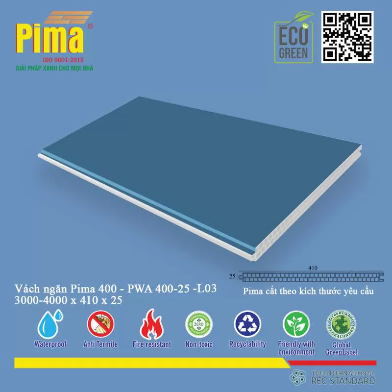 Vách Ngăn Pima PWA- 40025- L03 - Công Ty Pima Nhà máy sản xuất tại việt nam