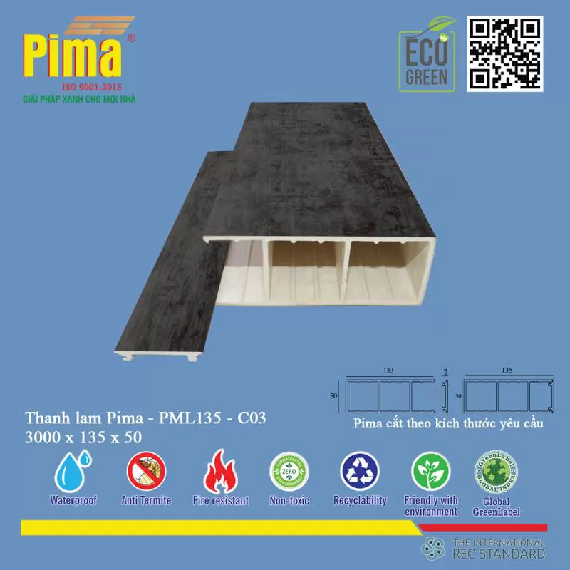 Thanh lam Pima- PML135 - C03 - Công Ty Pima Nhà máy sản xuất tại việt nam