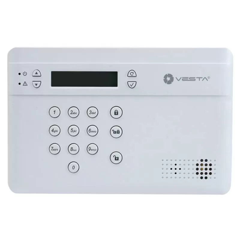 Trung tâm báo trộm, báo cháy 30 vùng không dây