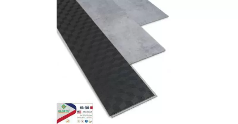 SÀN NHỰA GLOTEX ĐẾ CAO SU US-109