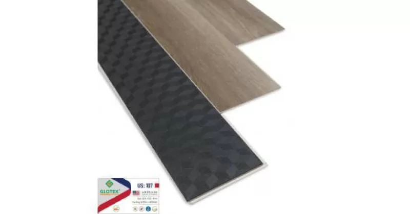 SÀN NHỰA GLOTEX ĐẾ CAO SU US-107