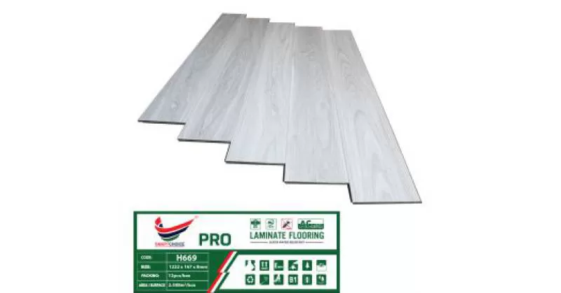 Sàn Gỗ Cốt Xanh Smartchoice PRO 8mm H669