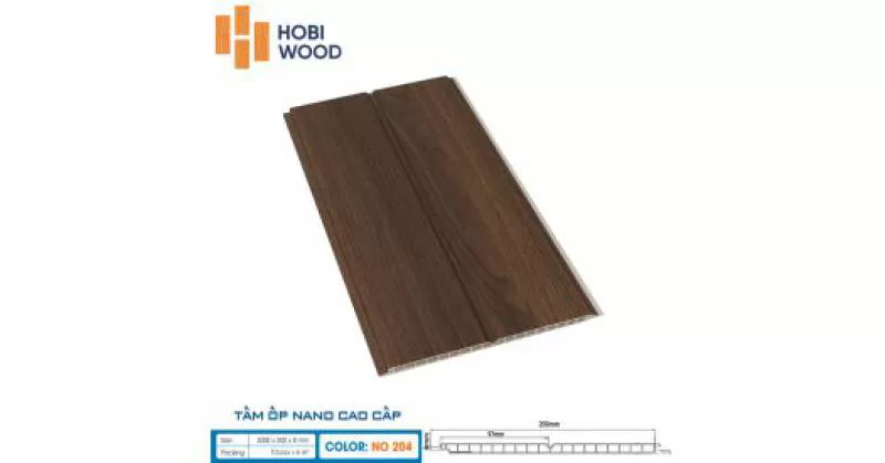 TẤM ỐP NANO CAO CẤP HOBIWOOD NO-204