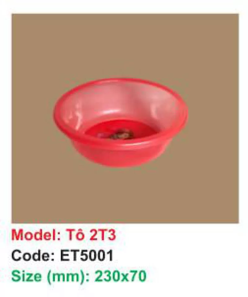 Tô 2T3 - Code: ET5001 - Size: 230x70