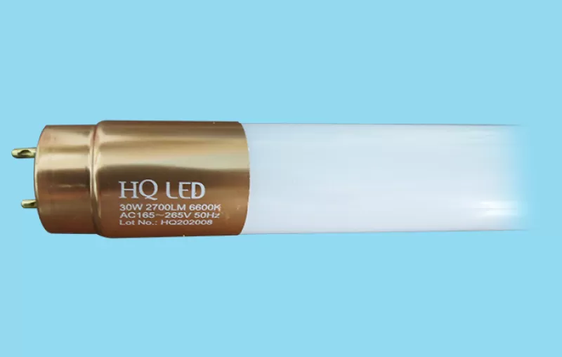 Bóng led tube T8 1m2 22w nhôm Vàng 4000K